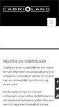 Mobile Screenshot of cabrioland.nl